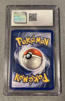 POLIWAG 88/130 POKEMON 2000 BASE SET 2 CGC 7 NEAR MINT - Image 2