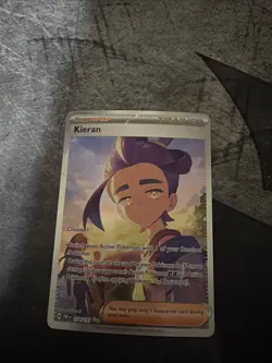 Kieran 174/131 PRE Holo Pokemon Prismatic Evolutions NM/M - Image 1