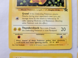 1999 VTG Pokemon Black Star Promo Lot - “Ivy” Pikachu, Mew, Mewtwo, Pikachu (LP) - Image 4