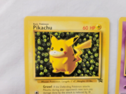 1999 VTG Pokemon Black Star Promo Lot - “Ivy” Pikachu, Mew, Mewtwo, Pikachu (LP) - Image 5