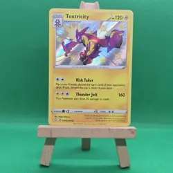 Toxtricity SV042/SV122 Shiny Holo Rare - 2021 Pokemon Shining Fates LP - Image 1