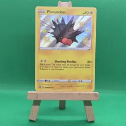 Pincurchin SV043/SV122 Pokemon TCG Shining Fates Shiny Vault Holo NM - Image 1