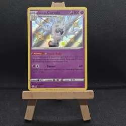 Pokemon TCG Galarian Cursola Shining Fates SV050/SV122 Holo Shiny Holo Rare - Image 1