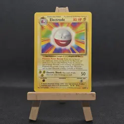 Pokemon TCG: Electrode 21/102 Base Set Regular Unlimited WOTC LP - Image 1
