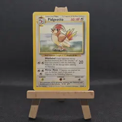 Pidgeotto 22/102 Pokemon Base Set Unlimited WOTC Rare MP/HP - Image 1
