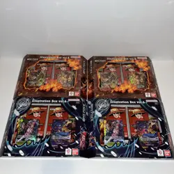 Lot Of 4 - One Piece 13 OP-13 Illustration Boxes Vol.5 ×2 Vol.6 ×2 IN HAND - Image 1