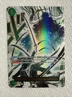 Demon Aura Nine Sword Style Asura Blades Drawn Dead Man's Game [Alt Art]OP12-037 - Image 2