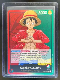 2022 One Piece Romance Dawn Monkey.D.Luffy Leader #OP01-003 - Image 1