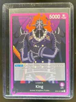 2022 One Piece Romance Dawn King Leader #OP01-091 - Image 1