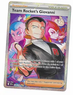 Team Rocket’s Giovanni 238/182 SIR Destined Rivals Pokemon Trainer Card NM - Image 1