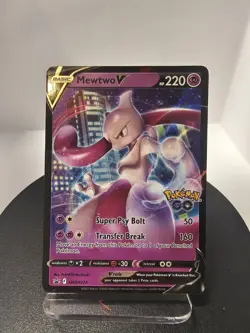 Mewtwo V SWSH223 Sword & Shield Promo Holo Pokemon Card NM TCG FAST SHIP - Image 1