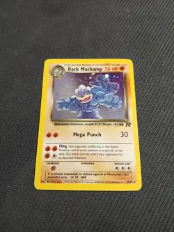 Dark Machamp - 10/82 - Pokemon Team Rocket Unlimited Holo Rare Card WOTC - LP - Image 1