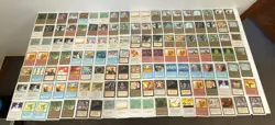 133 Revised Magic The Gathering Card Lot No Basic Land - Image 1