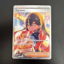 Carmine 217/167 Sir Twilight Masquerade TWM Pokemon Card NM/M - Image 1