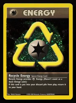 Recycle Energy 105/111 Holo WOTC Energize League Promo Pokemon Card - Image 1