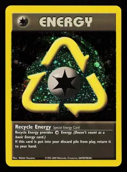Recycle Energy 105/111 Holo WOTC Energize League Promo Pokemon Card - Image 1