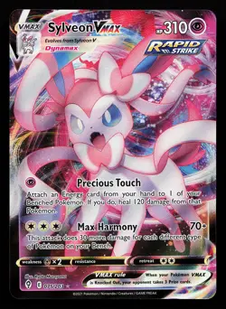 Sylveon VMAX 075/203 Ultra Rare Evolving Skies Pokemon Card - Image 1