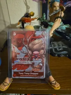 One Piece Tony Tony.Chopper OP04-010 Tournament Winner Promo Card English - Image 1