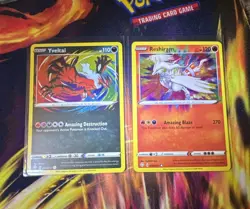 Reshiram & Yveltal (Lot of 2) Holo Shining Fates Pokemon Cards NM 🔥🔥 - Image 1