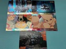 Pokemon Topps - Lot of 5 holo Pokemon the first Movie cards - Image 1