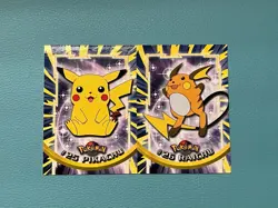 Pokemon Card - Pikachu, Raichu - Topps - 2 Card Set - Image 1