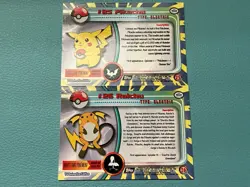 Pokemon Card - Pikachu, Raichu - Topps - 2 Card Set - Image 2