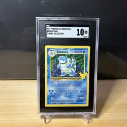 Pokemon Card Blastoise 2/102 Celebrations: Classic Collection - SGC 10 GEM MINT - Image 1