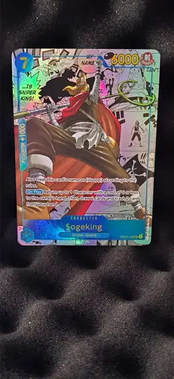 SOGEKING - (OP03-122) - MANGA ALTERNATE ART - ONE PIECE CARD GAME - TCG - ENG - Image 1