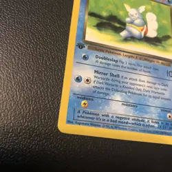 Dark Wartortle 46/82 Team Rocket First Edition Pokemon Card In Mint Condition - Image 2