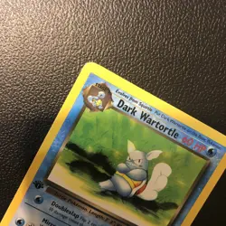 Dark Wartortle 46/82 Team Rocket First Edition Pokemon Card In Mint Condition - Image 5