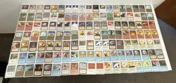 133 Revised Magic The Gathering Card Lot No Basic Land - Image 1