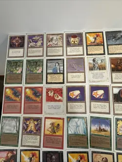 133 Revised Magic The Gathering Card Lot No Basic Land - Image 2