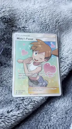 Pokemon TCG Misty's Favor Full Art Card Sun & Moon Unified Minds - Image 2