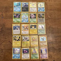 Pokemon Vintage 20 Card Lot Holographic - Image 1