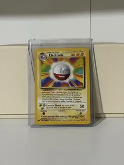 Electrode Non-Holo WOTC Pokemon Card 25/130 Base 2 Set PLAYED - Image 1