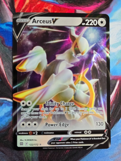 Arceus V 122/172 Brilliant Stars Ultra Rare Holo Foil Pokemon Card NM EN - Image 1