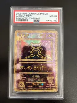 Ancient Mew Promo Pokemon Game the Movie 2000 Holo Foil Card PSA 8 - Image 1