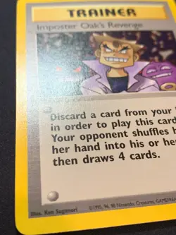 IMPOSTER OAK'S REVENGE - 76/82 - TEAM ROCKET - POKEMON CARD - LP - Image 2