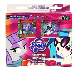 My Little Pony Rock N Rave Card Game Starter Set 2 pks, NEW SEALED - Image 1