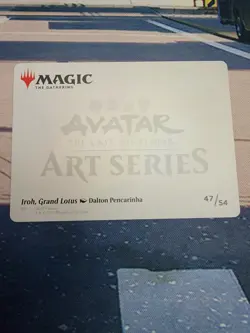 MTG Avatar - Iroh, Grand Lotus 47/54 Art Series Card - Near Mint - Image 2