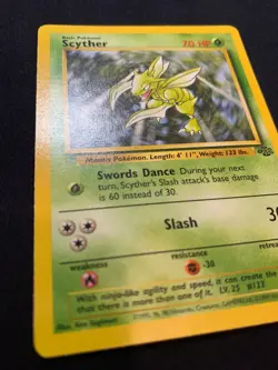 SCYTHER - 26/64 - JUNGLE - RARE POKEMON CARD - LP - Image 2