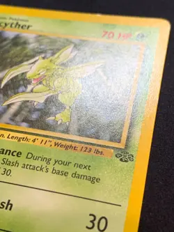SCYTHER - 26/64 - JUNGLE - RARE POKEMON CARD - LP - Image 3