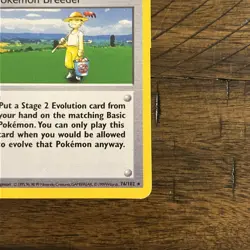 Pokemon Cards: Base Set Shadowless Rare: Pokemon Breeder 76/102 - Image 4