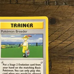Pokemon Cards: Base Set Shadowless Rare: Pokemon Breeder 76/102 - Image 5