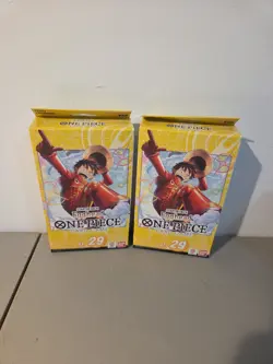 2 NEW ONE PIECE CARD GAME: EGGHEAD LUFFY STARTER DECK ST-29 TCG ENGLISH - Image 1