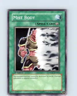 Yu-Gi-Oh TCG Mist Body SDSC-EN022 1st Edition Regular Common Card Played LP - Image 1