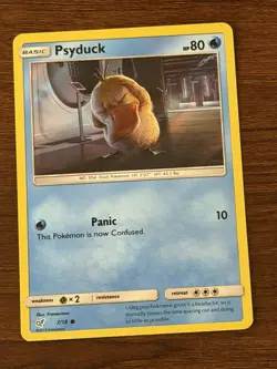 Psyduck 7/18 Detective Pikachu Rare Holo Pokemon Trading Card TCG NM - Image 1