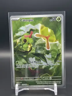 Pokemon 151 English Caterpie IR 172/165 Sv: Scarlet & Violet 151 Card - Image 1