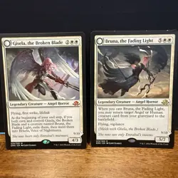 MTG Eldritch Moon Meld Pair - Gisela the Broken Blade + Bruna the Fading Light - Image 1