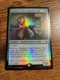 MTG Magic The Gathering FOIL Sentinel of the Nameless City - Image 1